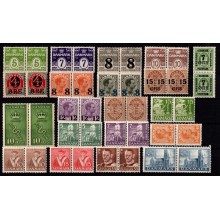 Danmark - Lot med forskellige postfriske mærker - Høj AFA.